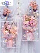 妈妈生日礼物创意香皂康乃馨玫瑰，花束精致礼盒送女生孩子闺蜜老师