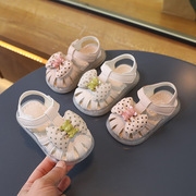 洋气时尚宝宝凉鞋女童夏季公主凉鞋软底1-2岁婴儿学步鞋儿童鞋子0