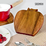 仙德曼日式隔热垫 餐桌垫家用防烫锅垫 碗垫杯垫木质防烫防水餐垫