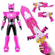 迷你特工队玩具露西武器人偶，x变形光，露西武器之力量炫能光之