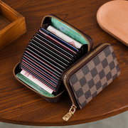 防盗刷卡包防消磁欧美女士卡片包精致大容量风琴驾驶证件包信用卡