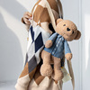童包aimiduck条绒包包兔子，小熊背包双肩斜跨可调节款布娃娃