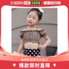 日本直邮TeddyShop 女童露肩泳装比基尼 上下两件套 时尚可爱设计