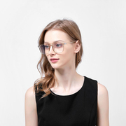 网红同款眼镜框平光镜男女款无度数复古文艺素颜防蓝光辐射眼镜架