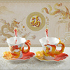 创意陶瓷咖啡杯情侣对杯套装结婚庆礼F物品欧式骨瓷红茶杯牛奶早