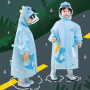 儿童雨衣男童可爱防水幼儿园宝宝上学书包位女童室外雨披全身轻薄