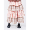 MEME原创设计 日系昭和复古甜美可爱裙子 小众少女拼接半身裙秋冬