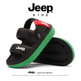 jeep儿童洞洞鞋男童防滑耐磨凉拖鞋吉普凉鞋，外穿一鞋两穿宝宝凉拖