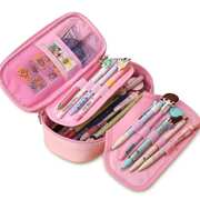 。铅笔袋小学生用文具盒女生，三一年级可爱布，的女孩1-3女童5多层功