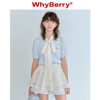 WhyBerry 24SS套装蕾丝蝴蝶结衬衫&白色花边短裤&叠搭蕾丝裙