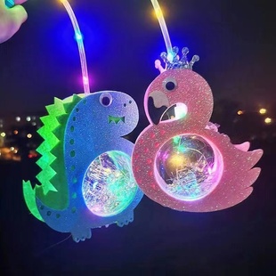 兔子灯笼发光卡通动物儿童玩具古风2024春节新年恐龙玉兔灯笼