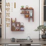 墙壁置物架多宝阁茶壶展示架，背景隔板墙上造型，装饰架小收纳柜墙架