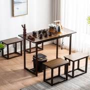 茶几功夫茶道小茶桌椅组合实木泡茶台茶具套装一体家用中式茶艺桌
