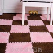 卡通地毯室内毛绒泡沫铺地板垫子，地垫家用卧室儿童可爱地上拼接拼