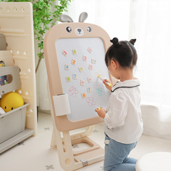 儿童画板可擦磁性涂鸦写字白板可折叠宝宝支架式多功能无尘小黑板