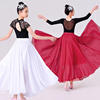 抖音小豆苗同款舞蹈，大摆裙女童灯火，里的中国古典现代舞万疆演出服