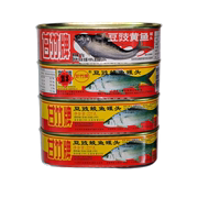 甘竹牌豆豉鲮鱼罐头即食下饭菜豆豉鲮鱼海鲜罐头即食整箱227g