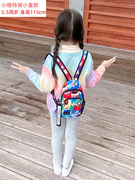 女童胸包旅游休闲女宝宝双肩，小背包斜挎包，暑假出游外出单肩小背包