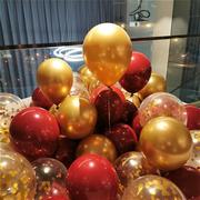 元旦圣诞节汽球装扮婚房布置气球店铺开业生日派对聚会场景装饰