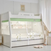 子母床蚊帐上下铺梯形，1.5米家用高低拉链，儿童床免安装床1.2米1.35