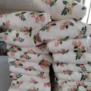 处理外贸珊瑚绒床单单件加厚秋冬柔软保暖法兰绒睡单毯子