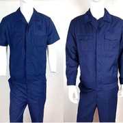 夏季短袖套装男冬季蓝色春秋款长袖耐磨防静电工作服