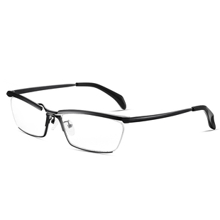 纯钛近视眼镜男防蓝光眼睛框超轻抗辐射电脑商务平光眼镜男士护眼