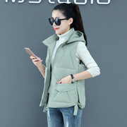 2023韩版棉马甲女短款外套，冬季羽绒棉坎肩外穿时尚女士百搭棉背心