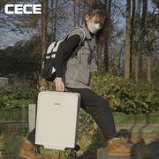 CECE2022高档铝框行李箱20寸登机箱女24寸拉杆箱男旅行箱静音