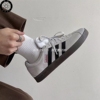 阿迪达斯/Adidas NEO 男女同款经典复古Samba德训休闲板鞋 HQ1802