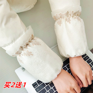2023冬季袖套女短款三层防污时尚袖头韩版学生办公室套袖手袖