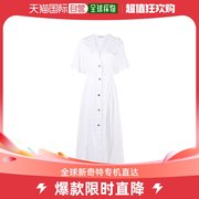 香港直邮潮奢fabianafilippi女士v领单排扣连衣裙