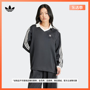 运动长袖球衣女装，春季adidas阿迪达斯三叶草ir6099