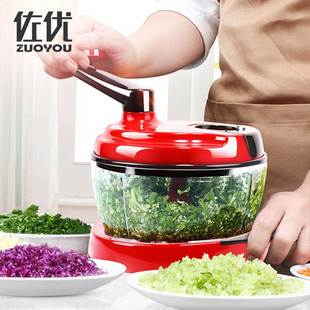家用手动绞菜机绞肉机剁椒机压蒜机搅蒜器绞蒜，切菜器多功能料理机