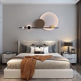 北欧简约装饰轻奢壁灯客厅沙发背景墙氛围灯具卧室床头灯个性创意