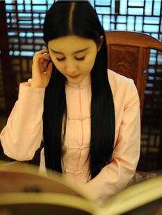 中国风纯棉盘扣女士唐装汉服改良民族风中式女唐装女春秋长袖