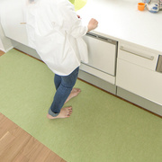 日本进口厨房防油防滑地垫家用加厚防水地板垫可裁剪长条地毯垫子