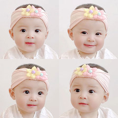 韩版婴儿发带时尚花朵女宝宝头花发饰护囟门头箍超弹儿童公主头饰