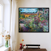 数字油画DIY手绘现代画家植物花卉与建筑装饰画卧室客厅休闲减压