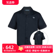 fredperry男麦穗刺绣logo短袖衬衫男士春夏xy