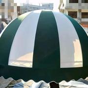 欧式蓬定制雨篷装饰西瓜雨棚球形窗户半圆法式折叠遮阳篷