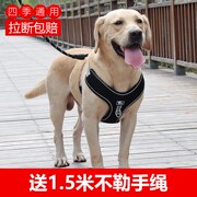 大型犬狗狗牵引绳拉布拉多胸背带，金毛遛狗绳中型犬背心式边牧用品