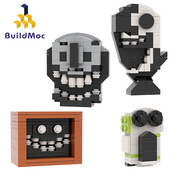 BuildMOC拼装积木玩具恐怖游戏roblox doors鬼屋怪物之门彩虹朋友