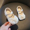 女童公主小皮鞋宝宝学步鞋子，1一2岁春季婴儿童，软底防滑单鞋小童鞋