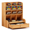 笔筒收纳盒DIY木质创意办公文具桌面置物架学生办公收纳用品