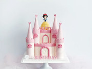 卡通立体公主城堡卡通欧式硅胶烘焙蛋糕模具巧克力翻糖石膏磨