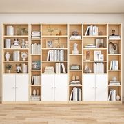 全实木书架落地墙面书柜实木，环保儿童客厅，储物柜书橱置物家用
