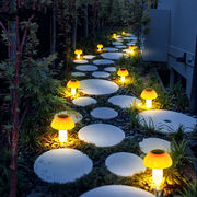 太阳能小蘑菇灯插地草坪灯庭院装饰灯走道灯LED花园别墅景观