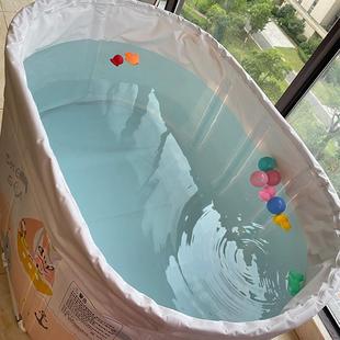 大号婴儿游泳池家用室内免折叠安装儿童洗澡池宝宝支架游泳桶