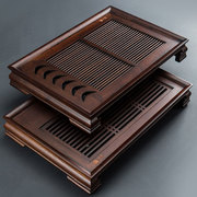 碳化竹制茶盘家用长方形茶海大号，排水式功夫茶具中式茶台简约客厅
